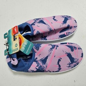 NWT Girls Speedo Splash And Sun Booties Junior Water Shoes Size Medium 2-3